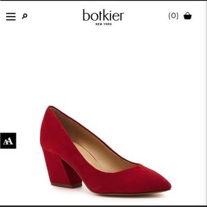 Botkier Red Stella Block Heels